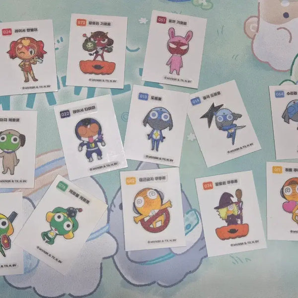 [BUNJANG] Keroro Bread Stickers Bundle Set / 케로로 빵 스티커 일괄 판매합니다.