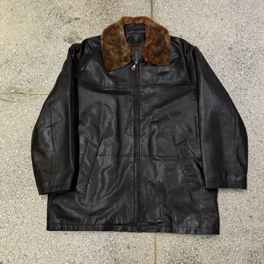 [BUNJANG] Yves Saint Laurent Lambskin Mink Jacket / 100 입생로랑 양가죽 밍크 자켓