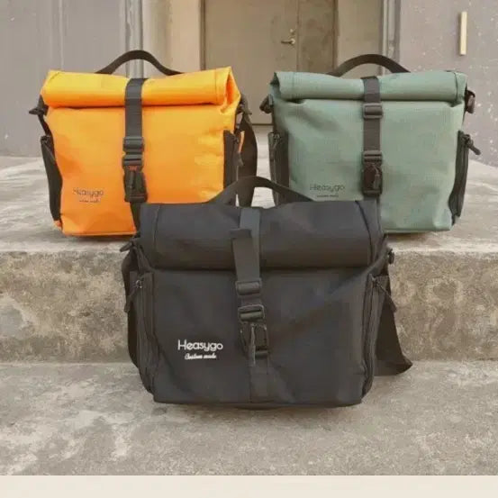 [BUNJANG] Heasugo Front Bag Black (7-10 L) / (미사용/새것) Heasugo 프론트백. 검정색 (7-10 L)
