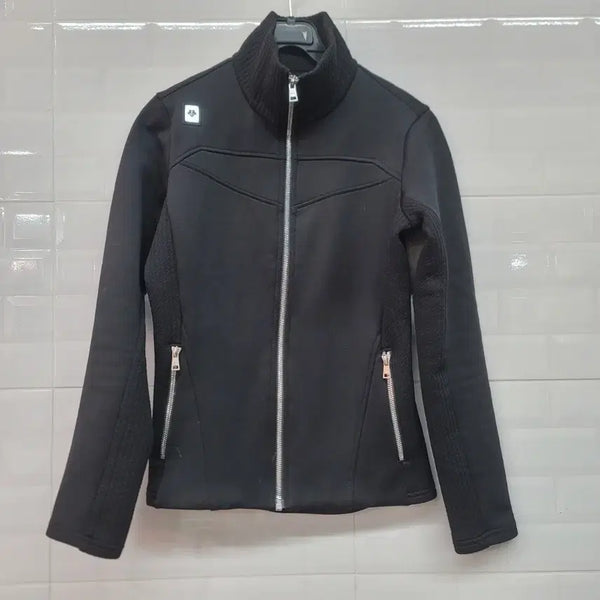 [BUNJANG] Descente Women's Black Zip-Up Jacket / 데상트 여성 블랙 집업 자켓
