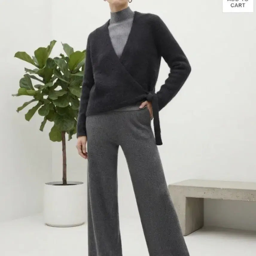 [BUNJANG] COS Wool Alpaca Blend Wrap Cardigan / COS 울알파카  혼방 랩가디건 55COS 울알파카  혼방 랩가디건 55