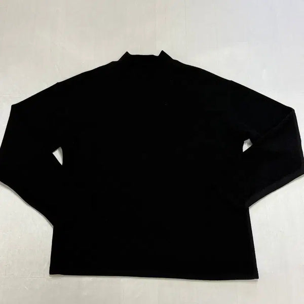 [BUNJANG] Ethos Half-Neck Knit Black / (M)에토스 하프넥 니트 블랙