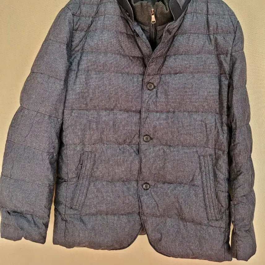 [BUNJANG] Parkland Down Padded Jacket Navy / 파크랜드 다운 패딩 자켓 네이비