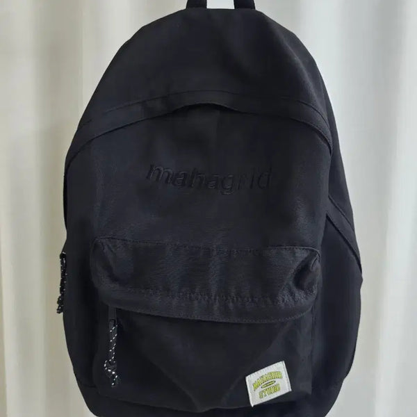 [BUNJANG] Magrip Logo All Black Backpack / 마하그리드 백팩