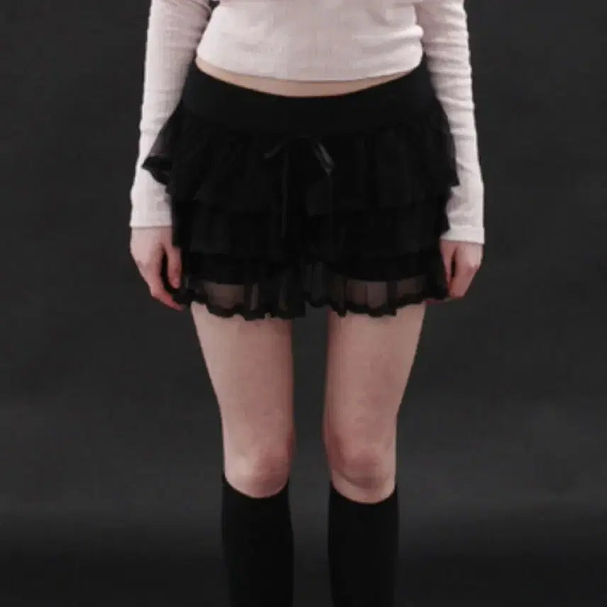 [BUNJANG] Dried Rose Tulle Pants / 드라이로즈 튜튜팬츠