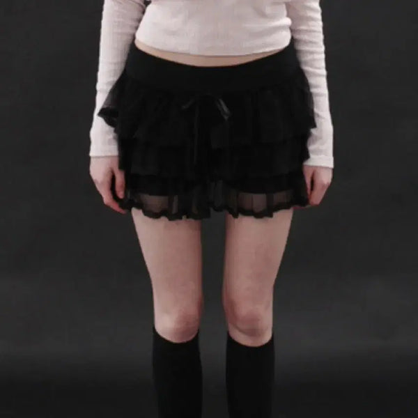 [BUNJANG] Dried Rose Tulle Pants / 드라이로즈 튜튜팬츠