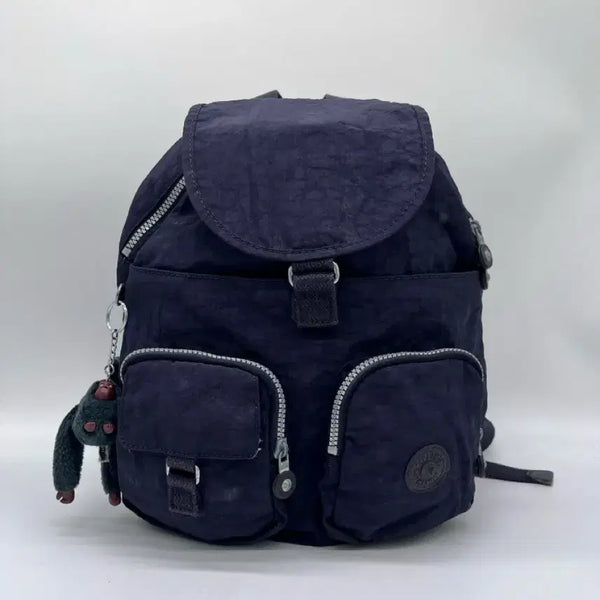 [BUNJANG] Kipling Navy Drawstring Mini Backpack / 키플링 Kipling 네이비 복조리 미니 백팩 <121>