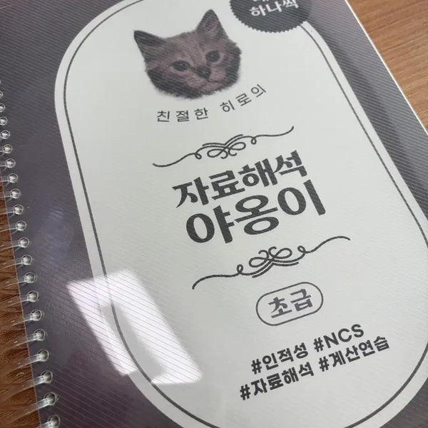 [BUNJANG] Data Interpretation "Cat" Beginner Workbook / 자료해석 야옹이 초급