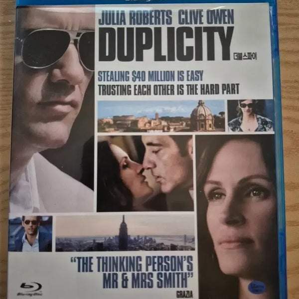[BUNJANG] Duplicity Blu-ray / 더블스파이 블루레이