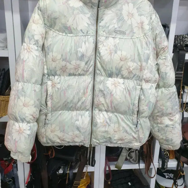 [BUNJANG] Sculptor Floral Down Padded Jacket M / 스컬프터 플로럴 오리털 패딩 M~