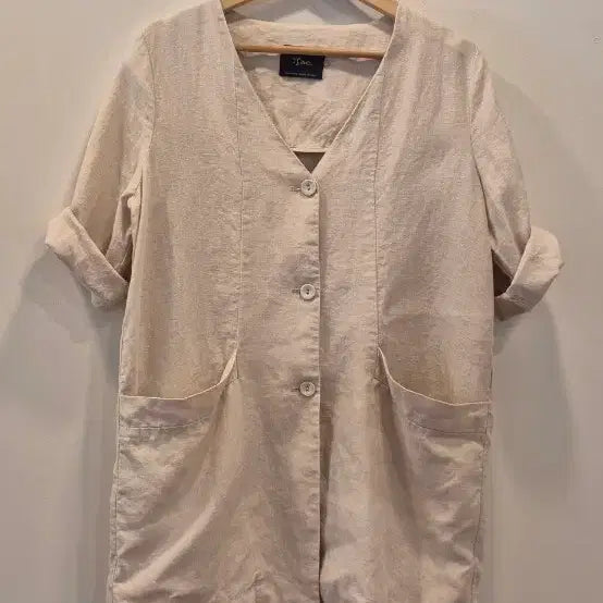 [BUNJANG] LEESAE Beige Linen Jacket / 이새  베이지  자켓