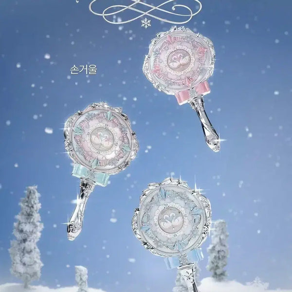 [BUNJANG] Flower Knows Snow Ballet Hand Mirror Pink / (신상) 플라워노즈 스노우발레 손거울 핑크