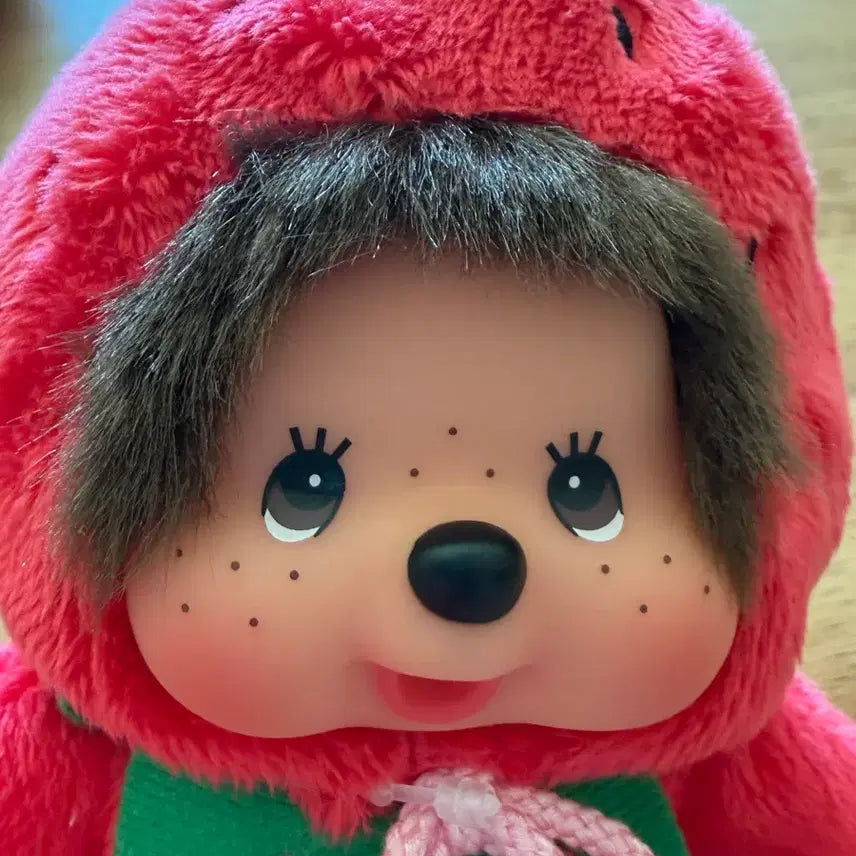 [BUNJANG] Strawberry Monchhichi Doll / 딸기몬치치