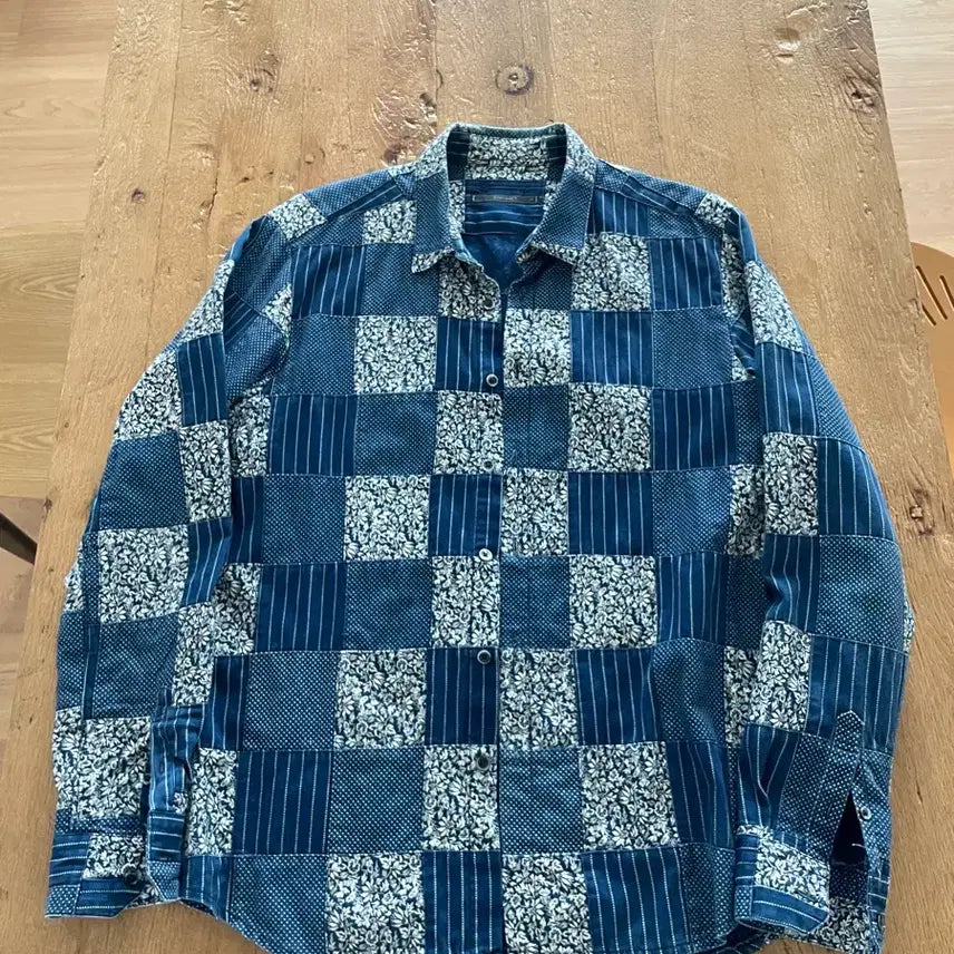 [BUNJANG] Sophnet Patchwork Shirt / 소프넷(Sophnet) 패치워크 셔츠