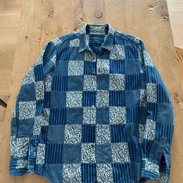 [BUNJANG] Sophnet Patchwork Shirt / 소프넷(Sophnet) 패치워크 셔츠