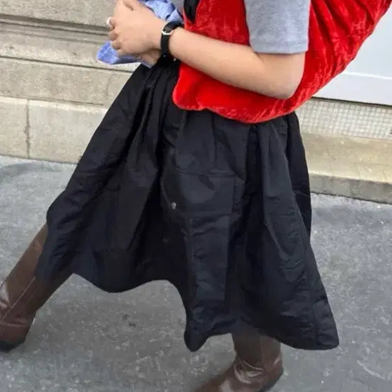 [BUNJANG] ETHOS Cargo Skirt Black S / ETHOS 에토스 카고 스커트 블랙 S