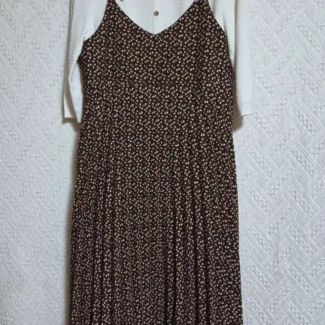 [BUNJANG] Flower Pattern Long Dress / 플라워 패턴 롱 원피스