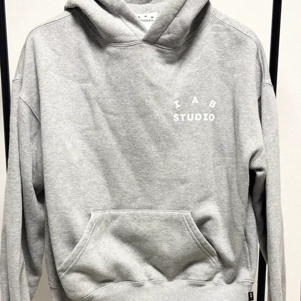 [BUNJANG] IAB Studio Grey Hoodie / IAB 아이앱 스튜디오 후드티 그레이