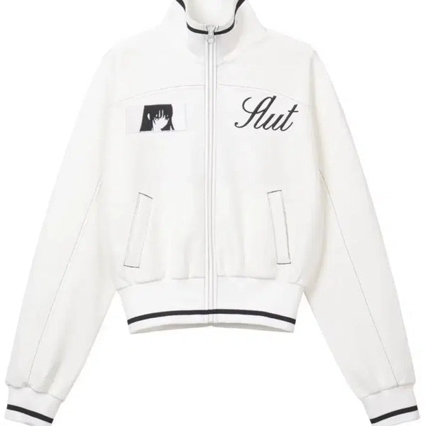 [BUNJANG] Bonnet Track Jacket White Size 3 / 본네 트랙 자켓 화이트 3사이즈