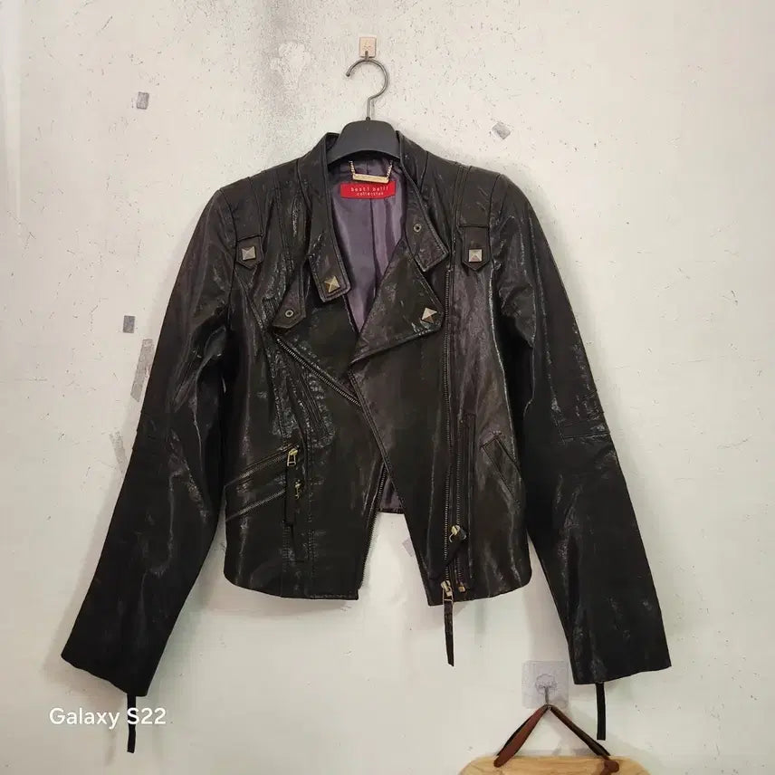 [BUNJANG] Black Leather Rider Jacket / 양가죽 라이더 자켓 블랙