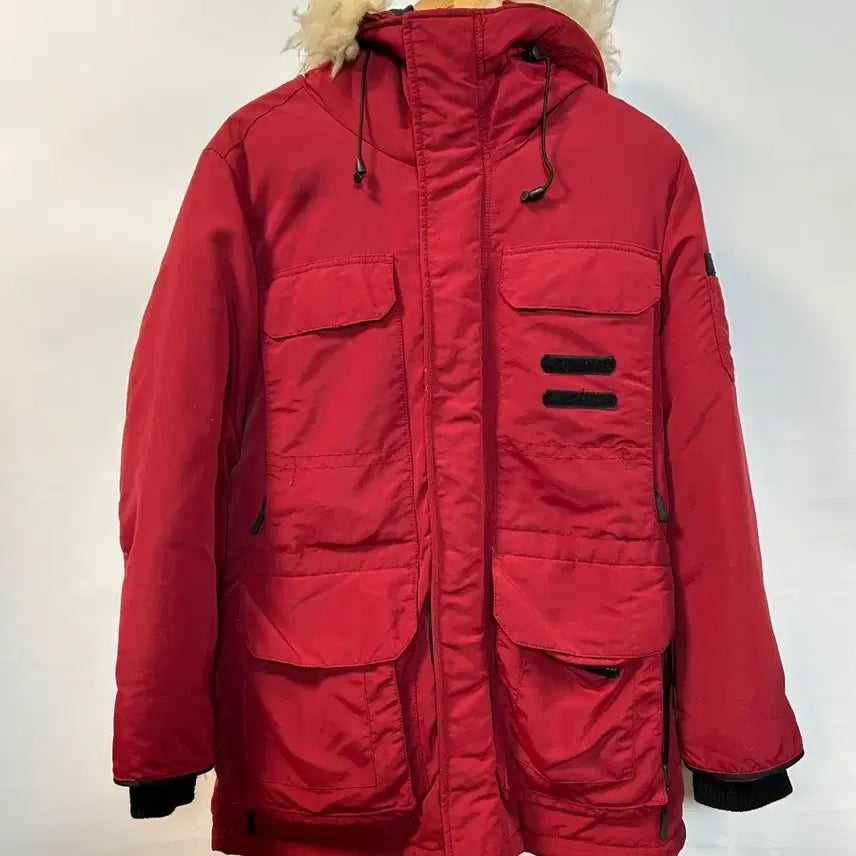 [BUNJANG] UGIZ Duck Down Padded Jacket Red L / UGIZ 덕스다운 패딩 레드 L