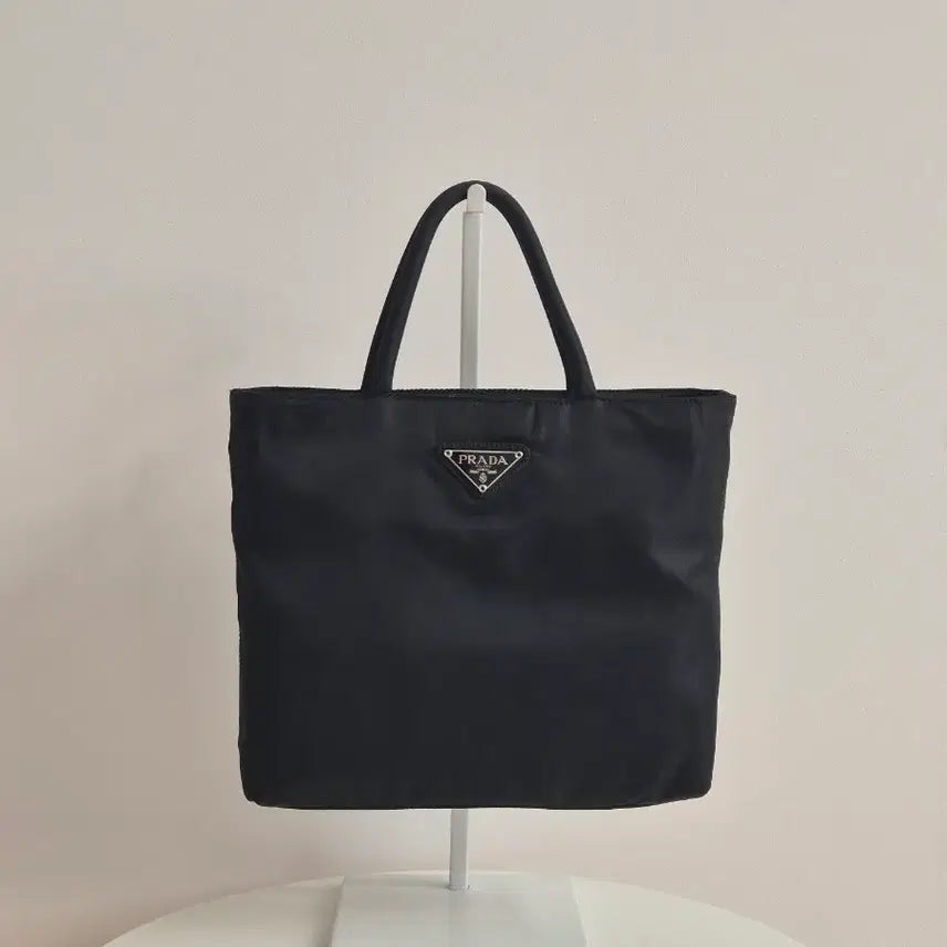 [BUNJANG] Prada Pocono Nylon Mini Square Tote Bag / 프라다 포코노 나일론 미니 사각 토트백 핸드백