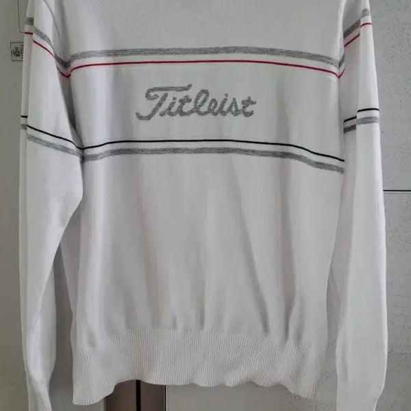 [BUNJANG] Titleist Knit Sweater White / 타이틀리스트 니트 스웨터 화이트
