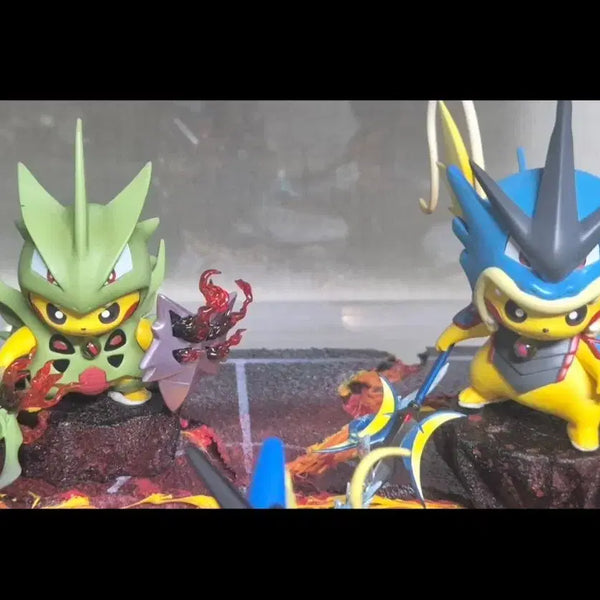 [BUNJANG] MM Studio Gyarados & Magikarp Resin Statue / mm 스튜디오 판초츄 가랴도스 마기라스 박풀 레진 포켓몬