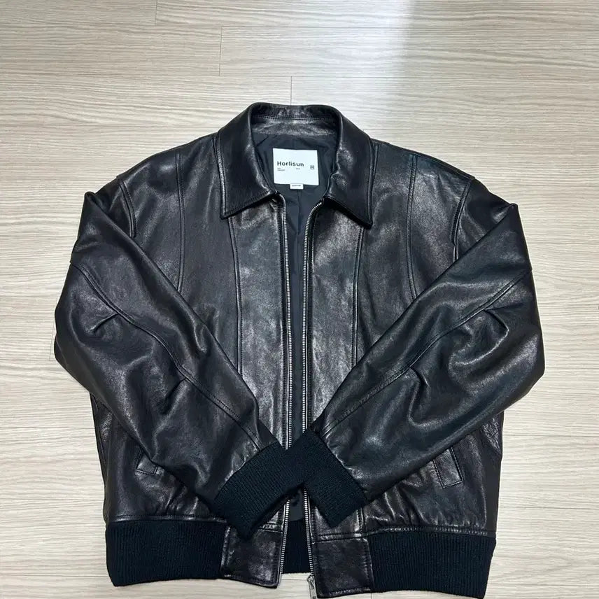 [BUNJANG] Holy Sun Capital Leather Jacket Black M / 홀리선 capital 레더자켓 블랙 M
