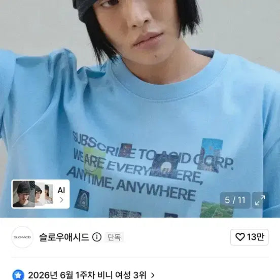 [BUNJANG] Slow Acid Beanie / 슬로우애시드 비니