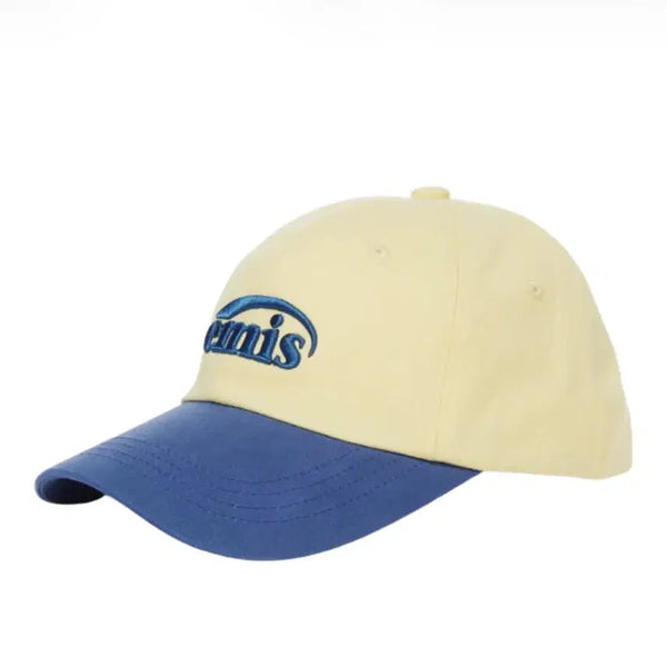 [BUNJANG] EMIS New Logo Cap (Yellow/Navy) / 뉴로고 이미스 캡(옐로우/네이비)
