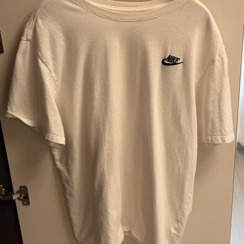 [BUNJANG] Nike Authentic Basic Logo T-Shirt White XL / 나이키 정품 기본 로고 반팔티 화이트 XL 2회착용