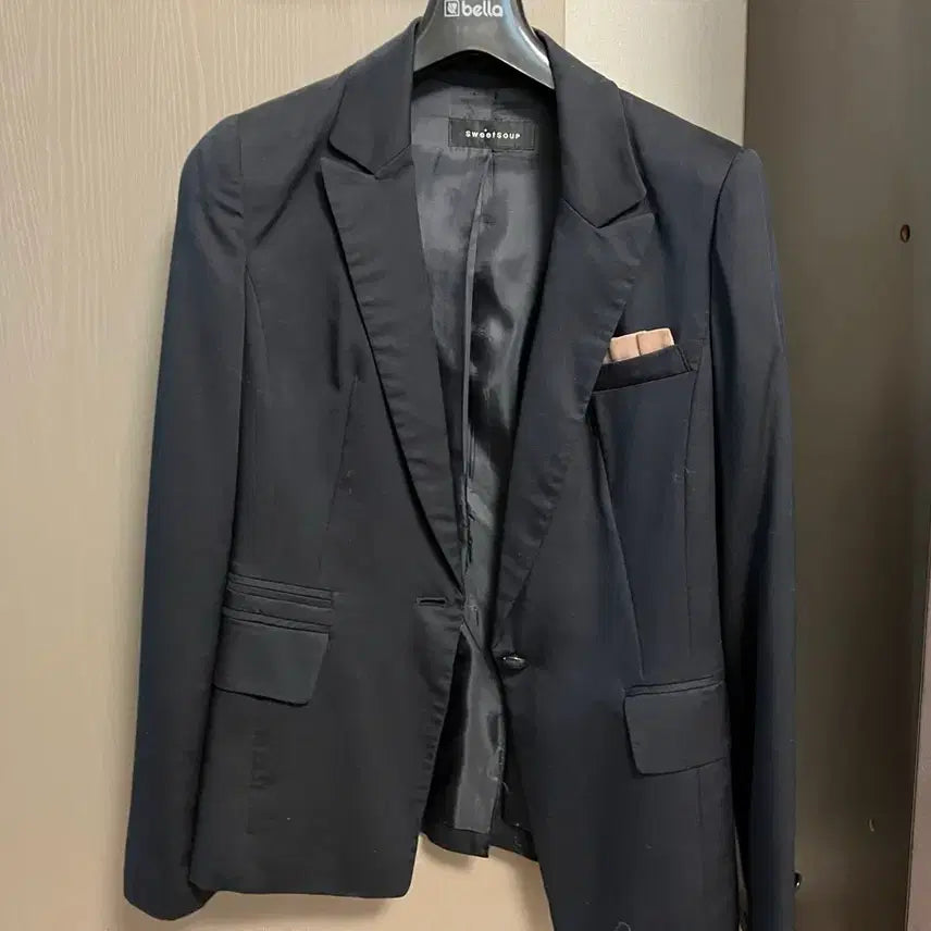 [BUNJANG] Department Store Brand Jacket - Black, Navy / 봄 가을 백화점 자켓 블랙 네이비 하객룩