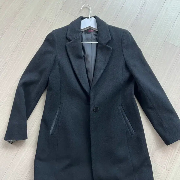 [BUNJANG] Black Long Coat / 하객룩 블랙 롱코트 백화점 드라이클리닝 완