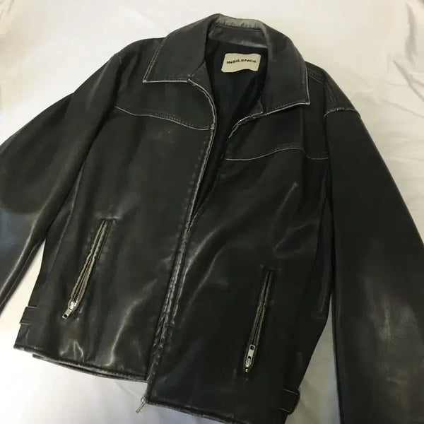 [BUNJANG] INSILENCE Women's Leather Jacket / 인사일런스 우먼 레더자켓