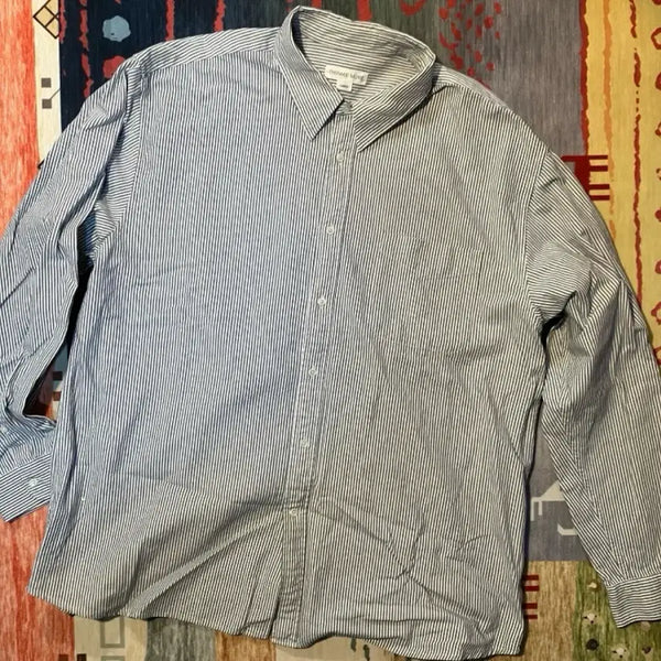 [BUNJANG] Thomasmore Stripe Shirt L / 토마스모어 스트라이프 셔츠 L