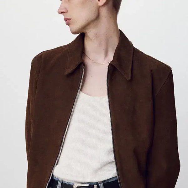 [BUNJANG] Tonywack Suede Blouson Jacket / L 토니웩 스웨이드 블루종 자켓
