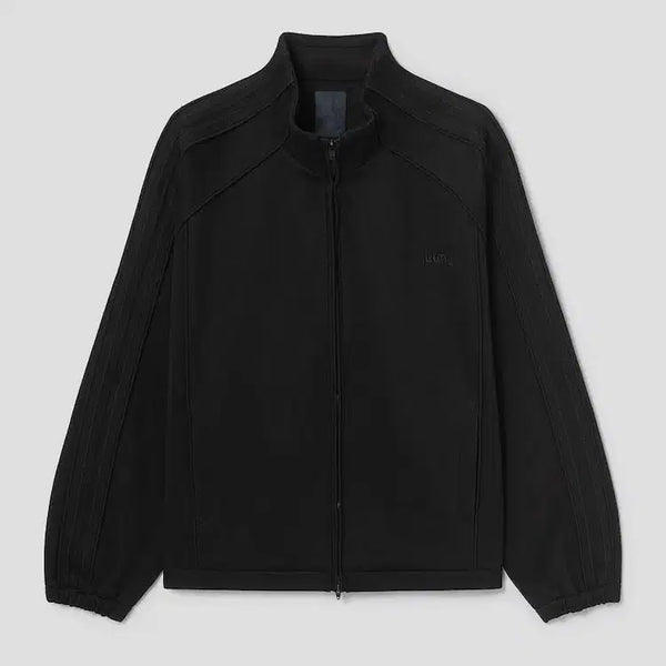 [BUNJANG] Fonte Jersey Track Zip-up - Black / 폰테 저지 트랙 집업 - 블랙