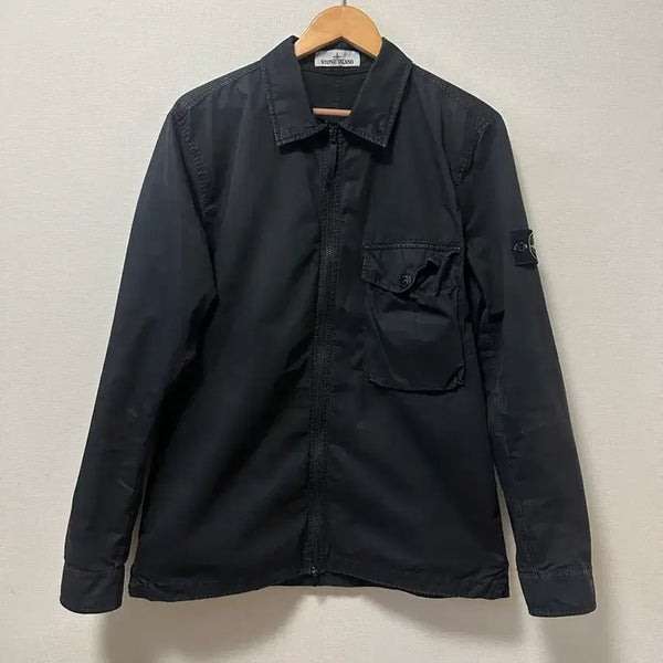 [BUNJANG] Stone Island Old Effect Overshirt L Black / [L사이즈]스톤아일랜드 올드이펙트 오버셔츠