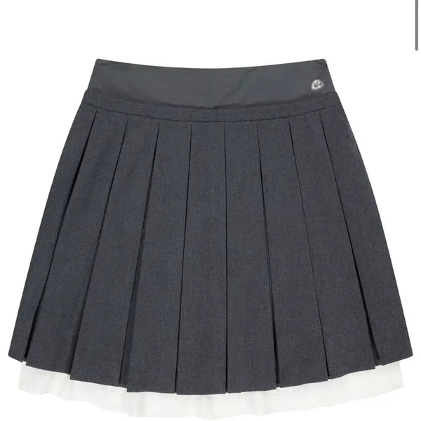 [BUNJANG] Koiseio Pleated Skirt (Gray, Size 1) / 코이세이오 플리츠 스커트 (그레이, 1사이즈)
