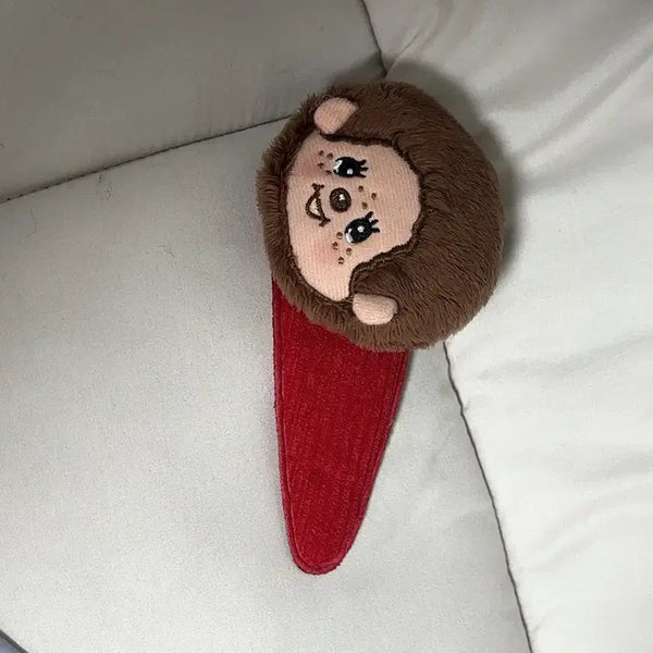 [BUNJANG] Monchhichi Face Hair Clip / 몬치치 핀