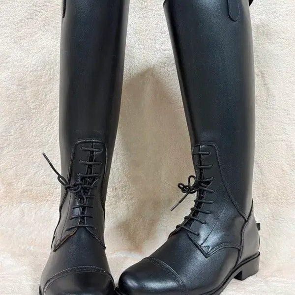 [BUNJANG] Aoud Cowhide Riding Boots / Aoud 암소 가죽 승마 부츠