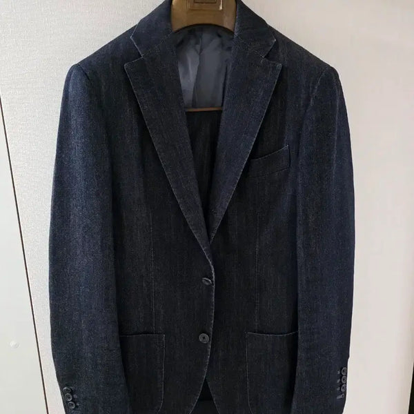 [BUNJANG] Ring Jacket Brilla Denim Suit / 링자켓 브릴라 데님 수트