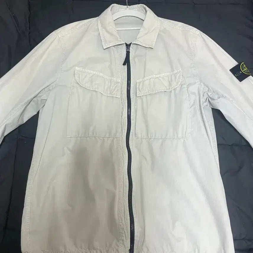 [BUNJANG] Stone Island Light Grey Jacket / 크림 판매가 110만원 스톤아일랜드 자켓