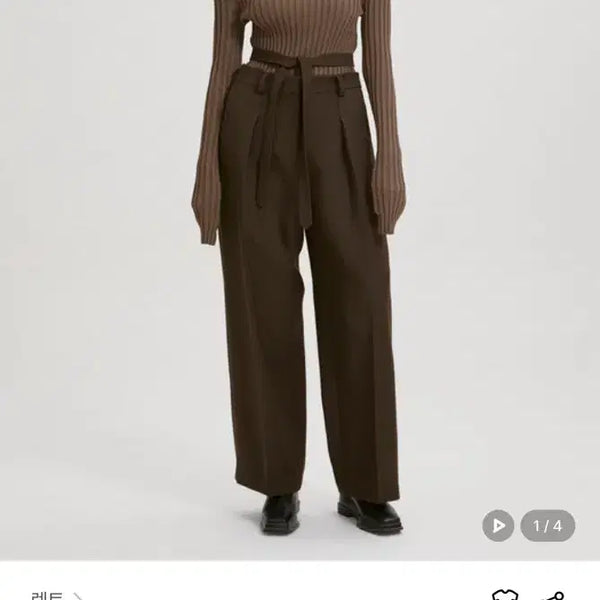 [BUNJANG] RECTO Turtleneck Knit Black / 렉토 목폴라니트