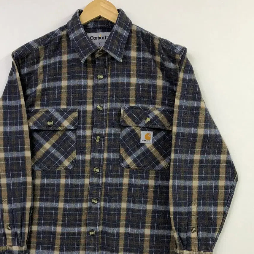 [BUNJANG] Carhartt Checkered Work Shirt / L 칼하트 체크 워크 남방
