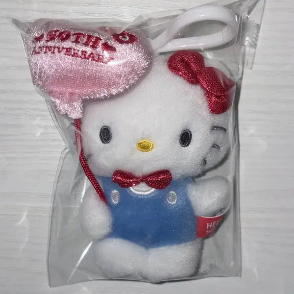 [BUNJANG] Hello Kitty 50th Anniversary Doll Keychain / 헬로키티 50주년 기념 인형 키링