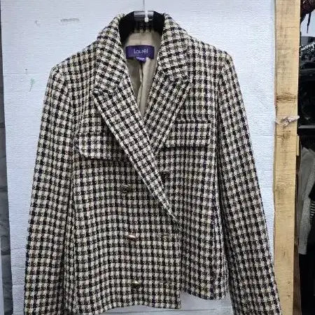 [BUNJANG] Laurel Check Jacket / 로렐 체크 자켓