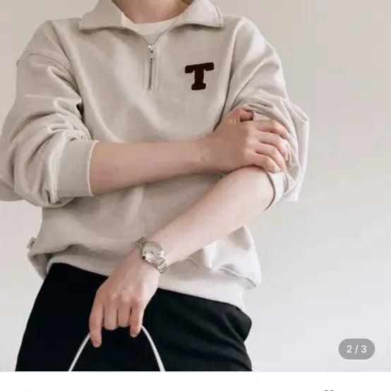 [BUNJANG] Dunst Half-Zip Sweatshirt / 던스트 스웻셔츠 하프집업 반집업 맨투맨
