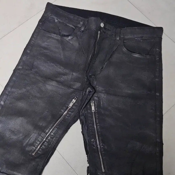 [BUNJANG] Givenchy Crackle Zipper Jeans / 지방시 크랙클 지퍼진